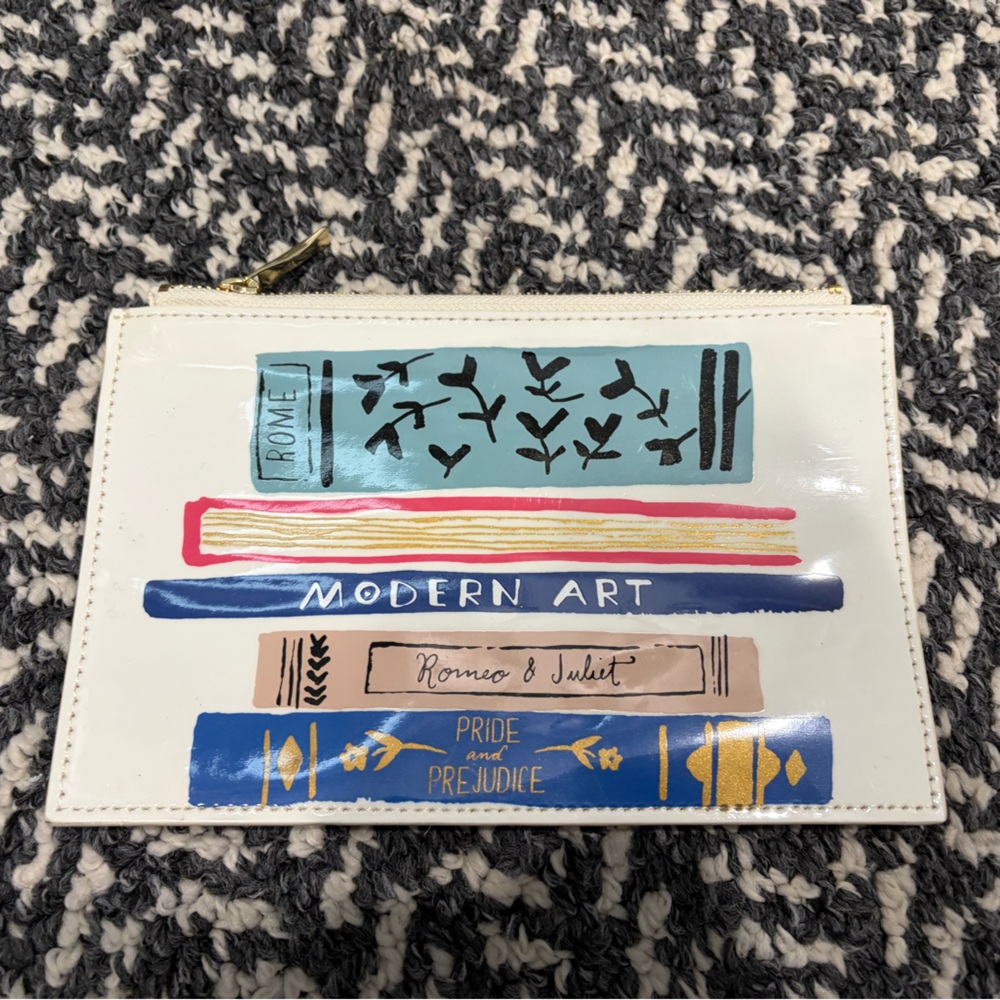Kate Spade Multicolor Book Clutch Large